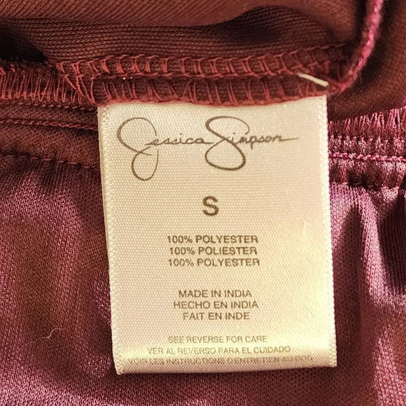Jessica Simpson Womens Hemingway Chiffon Blouson Knee Length Dress Size Small - Picture 12 of 16